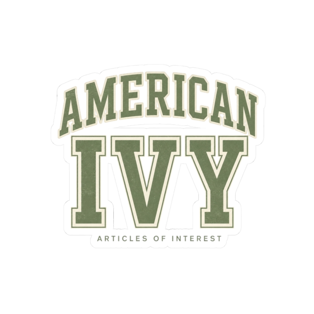 Articles of Interest "American Ivy" Sticker - Official Stickers merchandise